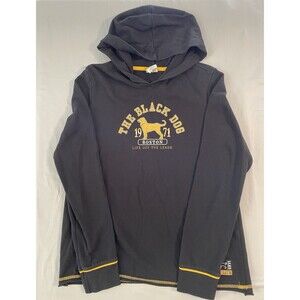 The Black Dog Hoodie Men Size M Black Life Off The Leash